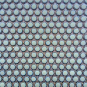 Sage Framed Gloss Penny Round