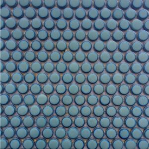 Green Framed Gloss Penny Round