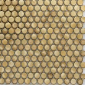 Gold Framed Gloss Penny Round