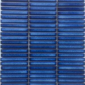 Royal-blue Gloss Finger Mosaic