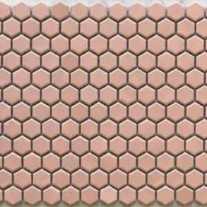 Pink Matt Hexagonal
