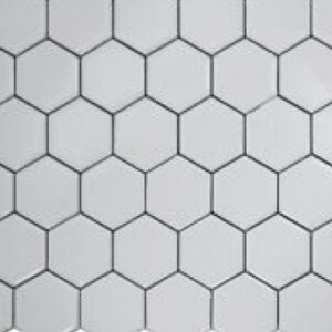 Pewter Grey Matt Hexagonal