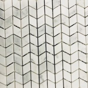 Carrara Honed Chevron