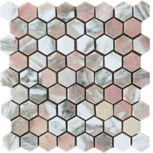 Norwegian-rose Honed Hexagonal