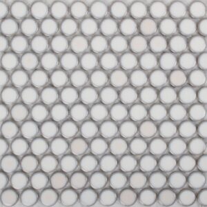 White Rustic Gloss Penny