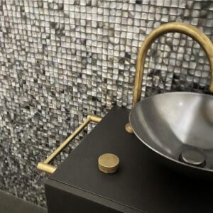 Black Opal Gloss Mother of Pearl Mosaic