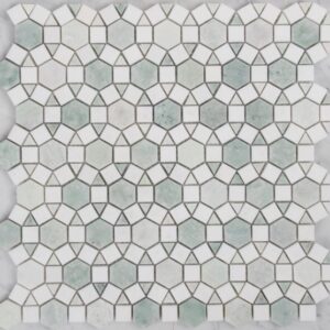 Bianco/Verde Honed Acicular