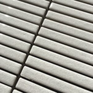White Crackle Gloss Finger Mosaics