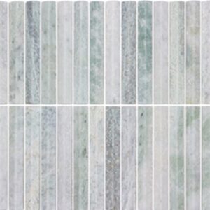 Mint Honed Summit Stick Finger Marble Mosaic