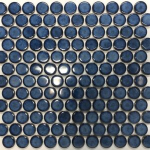 Royal Blue Gloss Jumbo Penny Round