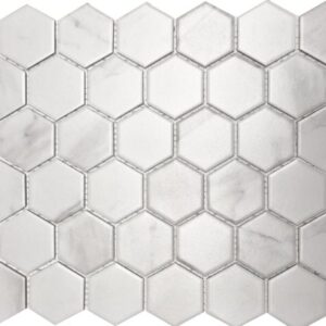 Carrara Look Matt Hex Mosaic