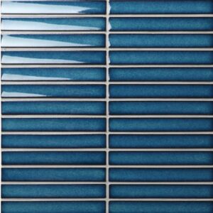 Sea-blue Gloss Saggar Mosaic