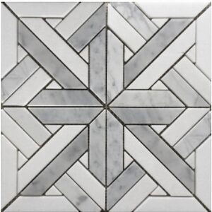 Versaillie Honed Parquet Marble Mosaic Tile