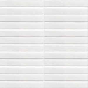 Blanco White Matt Finger Village Mosaic Porcelain Tile