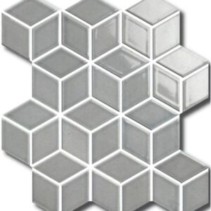 Dove-grey Gloss 3d-cube Village