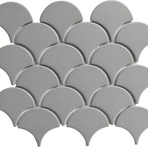 Dove-grey Gloss Fishscale Village