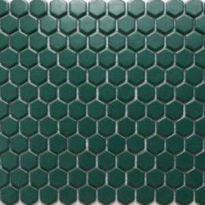 Dark-green Matt Hexagonal