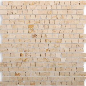 Travertine Clasico Honed Antique Cut Marble Mosaic Tile