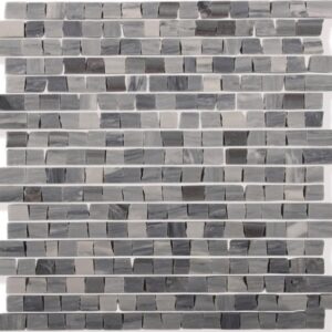 Palissandro Honed Antique Cut Marble Mosaic Tile