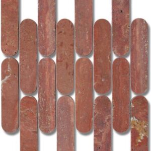 Rosa Travertine Honed Marble Batons