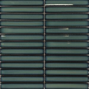 Fern-green Blue Wash Speckle Gloss Saggar Mosaic