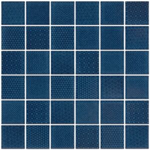 Ocean Blue Patterned Gloss Recurso