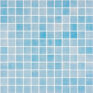 Sky-blue Blend Glass Mosaic Riviera