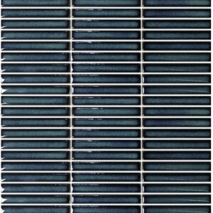 Dark-green Gloss Mini Finger Mosaic Tile