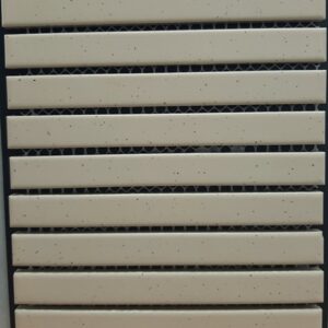 Dark-cream Matt Speckle Kitkat Porcelain Mosaic Tile