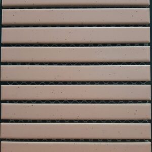Soft-pink Matt Speckle Kitkat Porcelain Mosaic Tile
