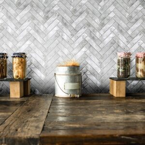 Carrara Honed Herringbone Geolux