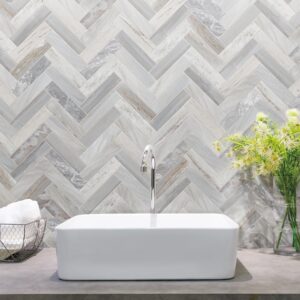 Blue Sandstone Honed Herringbone Geolux