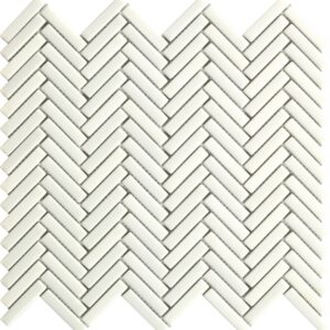 White Matt/Gloss Herringbone Sticks