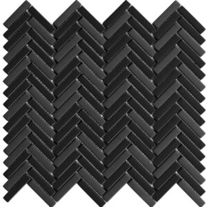 Black Matt/Gloss Herringbone Sticks