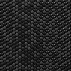 Black Gloss and Matt Mini Penny Round Mosaic