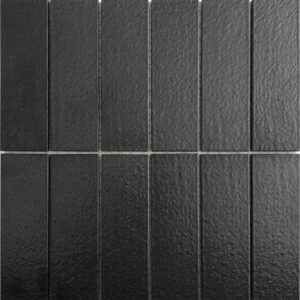 Charcoal Rattan Matt Stacked Mosaic