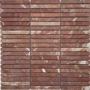 Rojo Alicante Stackbond Finger Marble Mosaic