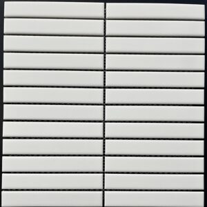 White Matt Finger Mosaics