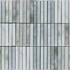 Ming Green Honed Marble Finger Mosaic