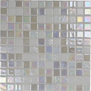 White Russian Aust Designer Glass Mosaic Dm