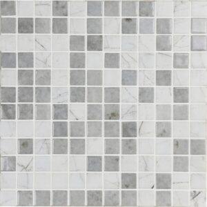 Odessa Grey Mix Glass Mosaic Dm