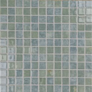 Peridot Green Blue Mix Gemma Glass Mosaic Dm
