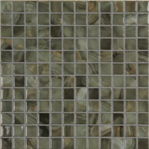 Cuprite Green Brown Mix Gemma Glass Mosaic Dm
