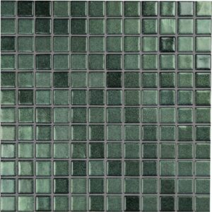 Taurus Metalic Green Space Glass Mosaic Dm