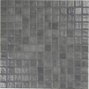 Dark Grey Mix Glass Mosaic Dm