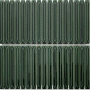 Emerald Green Pyramid Gloss Finger Mosaic Tile