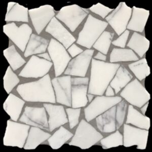 New York Honed Random Marble Mosaic