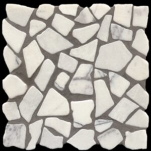New York Tumbled Random Marble Mosaic