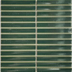 Green Gloss Speckle Concave Kit Kat Mosaic