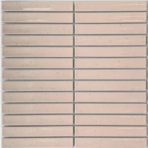 Pink Gloss Speckle Concave Kit Kat Mosaic
